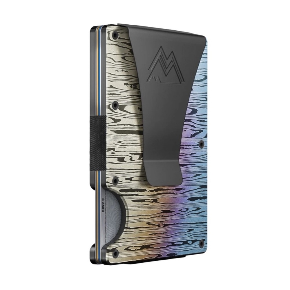 Minimalist Mountain Voyage Co Wallet, RFID Protection - Deluxe Gift Box